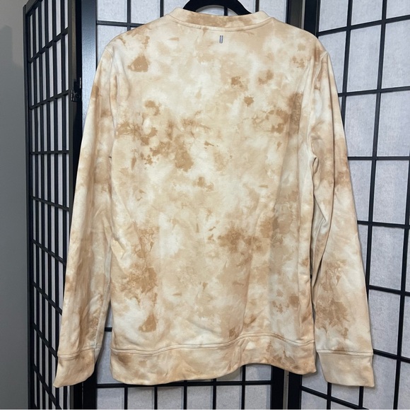 NOBULL Beige Tie-Dye Crewneck Sweater - Picture 2 of 3